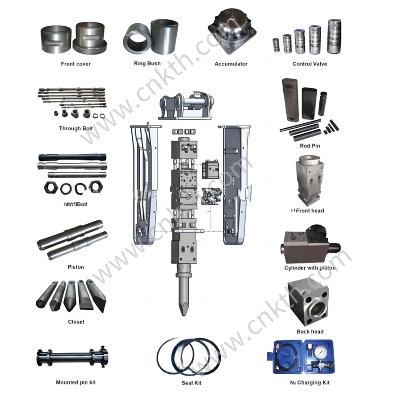 Hydraulic Rock Breaker Parts