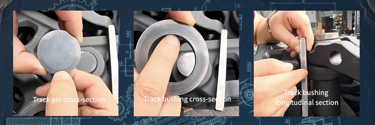 Track chain heat treatment